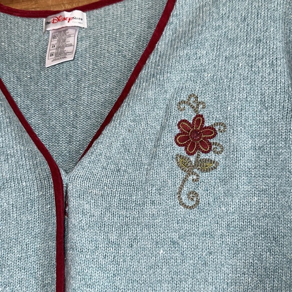 Winnie the Pooh & Piglet Embroidered Cardigan sweater - Picture 2 of 10